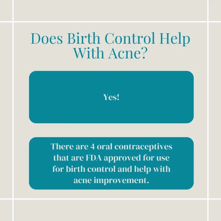 Birth Control Acne Improvement 